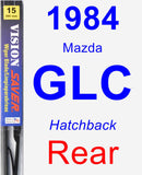Rear Wiper Blade for 1984 Mazda GLC - Vision Saver