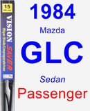 Passenger Wiper Blade for 1984 Mazda GLC - Vision Saver