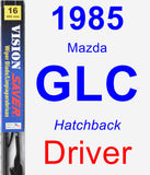 Driver Wiper Blade for 1985 Mazda GLC - Vision Saver