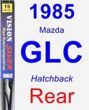 Rear Wiper Blade for 1985 Mazda GLC - Vision Saver