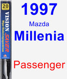 Passenger Wiper Blade for 1997 Mazda Millenia - Vision Saver