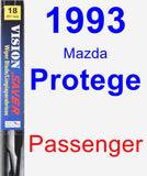 Passenger Wiper Blade for 1993 Mazda Protege - Vision Saver