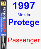 Passenger Wiper Blade for 1997 Mazda Protege - Vision Saver