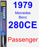 Passenger Wiper Blade for 1979 Mercedes-Benz 280CE - Vision Saver