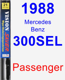 Passenger Wiper Blade for 1988 Mercedes-Benz 300SEL - Vision Saver