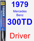 Driver Wiper Blade for 1979 Mercedes-Benz 300TD - Vision Saver