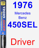 Driver Wiper Blade for 1976 Mercedes-Benz 450SEL - Vision Saver