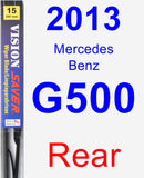 Rear Wiper Blade for 2013 Mercedes-Benz G500 - Vision Saver