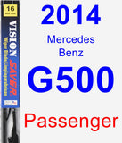 Passenger Wiper Blade for 2014 Mercedes-Benz G500 - Vision Saver