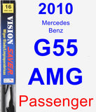 Passenger Wiper Blade for 2010 Mercedes-Benz G55 AMG - Vision Saver