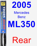 Rear Wiper Blade for 2005 Mercedes-Benz ML350 - Vision Saver