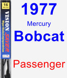 Passenger Wiper Blade for 1977 Mercury Bobcat - Vision Saver