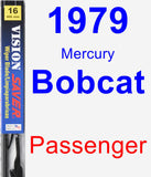 Passenger Wiper Blade for 1979 Mercury Bobcat - Vision Saver