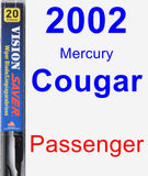 Passenger Wiper Blade for 2002 Mercury Cougar - Vision Saver