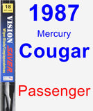 Passenger Wiper Blade for 1987 Mercury Cougar - Vision Saver