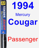 Passenger Wiper Blade for 1994 Mercury Cougar - Vision Saver