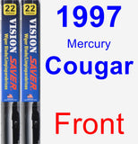 Front Wiper Blade Pack for 1997 Mercury Cougar - Vision Saver