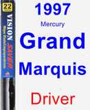 Driver Wiper Blade for 1997 Mercury Grand Marquis - Vision Saver