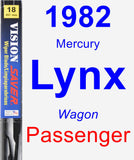 Passenger Wiper Blade for 1982 Mercury Lynx - Vision Saver