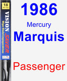 Passenger Wiper Blade for 1986 Mercury Marquis - Vision Saver