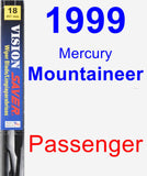 Passenger Wiper Blade for 1999 Mercury Mountaineer - Vision Saver