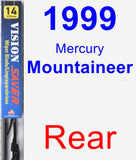 Rear Wiper Blade for 1999 Mercury Mountaineer - Vision Saver