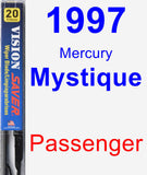 Passenger Wiper Blade for 1997 Mercury Mystique - Vision Saver