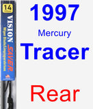 Rear Wiper Blade for 1997 Mercury Tracer - Vision Saver