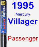Passenger Wiper Blade for 1995 Mercury Villager - Vision Saver