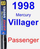 Passenger Wiper Blade for 1998 Mercury Villager - Vision Saver