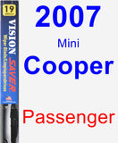 Passenger Wiper Blade for 2007 Mini Cooper - Vision Saver