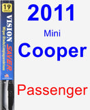 Passenger Wiper Blade for 2011 Mini Cooper - Vision Saver