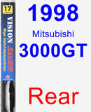 Rear Wiper Blade for 1998 Mitsubishi 3000GT - Vision Saver