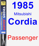 Passenger Wiper Blade for 1985 Mitsubishi Cordia - Vision Saver