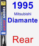 Rear Wiper Blade for 1995 Mitsubishi Diamante - Vision Saver