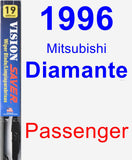 Passenger Wiper Blade for 1996 Mitsubishi Diamante - Vision Saver