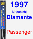 Passenger Wiper Blade for 1997 Mitsubishi Diamante - Vision Saver