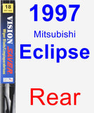 Rear Wiper Blade for 1997 Mitsubishi Eclipse - Vision Saver