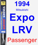 Passenger Wiper Blade for 1994 Mitsubishi Expo LRV - Vision Saver