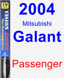 Passenger Wiper Blade for 2004 Mitsubishi Galant - Vision Saver