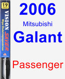 Passenger Wiper Blade for 2006 Mitsubishi Galant - Vision Saver