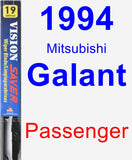 Passenger Wiper Blade for 1994 Mitsubishi Galant - Vision Saver