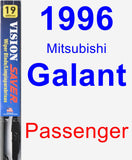 Passenger Wiper Blade for 1996 Mitsubishi Galant - Vision Saver