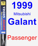 Passenger Wiper Blade for 1999 Mitsubishi Galant - Vision Saver