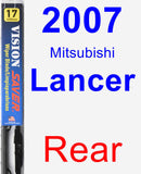 Rear Wiper Blade for 2007 Mitsubishi Lancer - Vision Saver