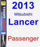 Passenger Wiper Blade for 2013 Mitsubishi Lancer - Vision Saver