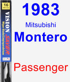 Passenger Wiper Blade for 1983 Mitsubishi Montero - Vision Saver