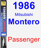 Passenger Wiper Blade for 1986 Mitsubishi Montero - Vision Saver