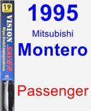 Passenger Wiper Blade for 1995 Mitsubishi Montero - Vision Saver