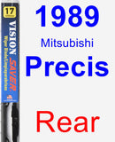 Rear Wiper Blade for 1989 Mitsubishi Precis - Vision Saver